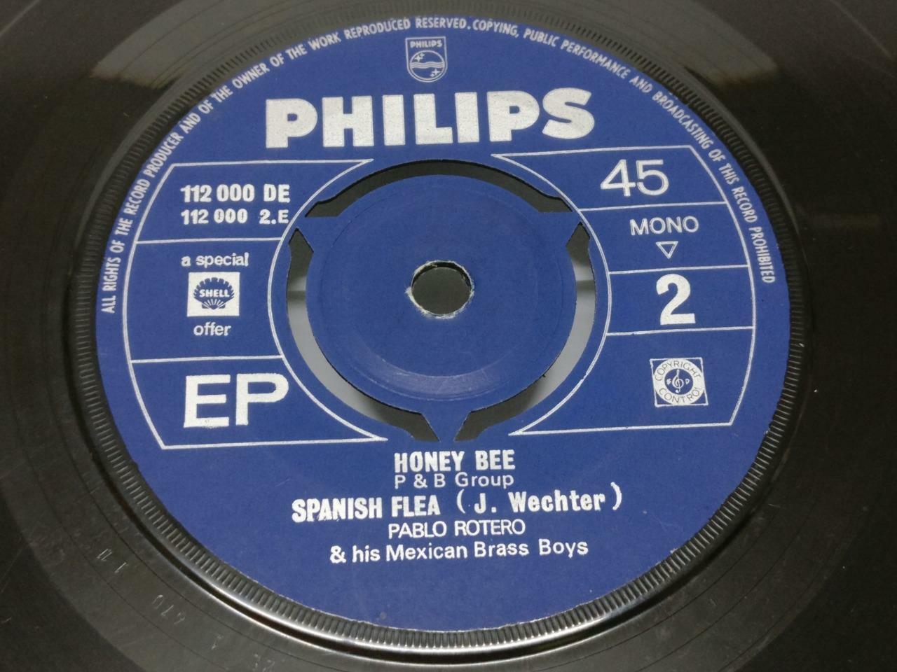 A Go Go Shell By The Moonglows & Honey Bee By His Mexican Brass Boys 7" EP 145