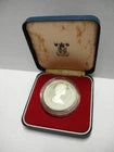 CH888 Mauritius 25 Rupees Silver Proof Coin 1977 Queen's Jubilee W/Cert & Box (OC433)