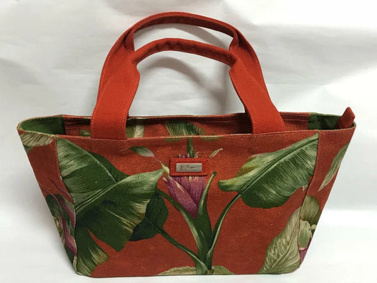 CH888 Authentic Thailand Jim Thompson Rare Limited Edition Floral Canvas Bag 1 Pc Only (G005)