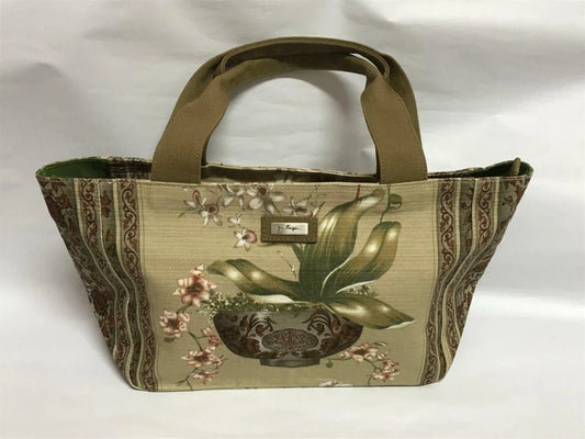 CH888 Authentic Thailand Jim Thompson Rare Limited Edition Plant Canvas Bag 1 Pc Only (G008)