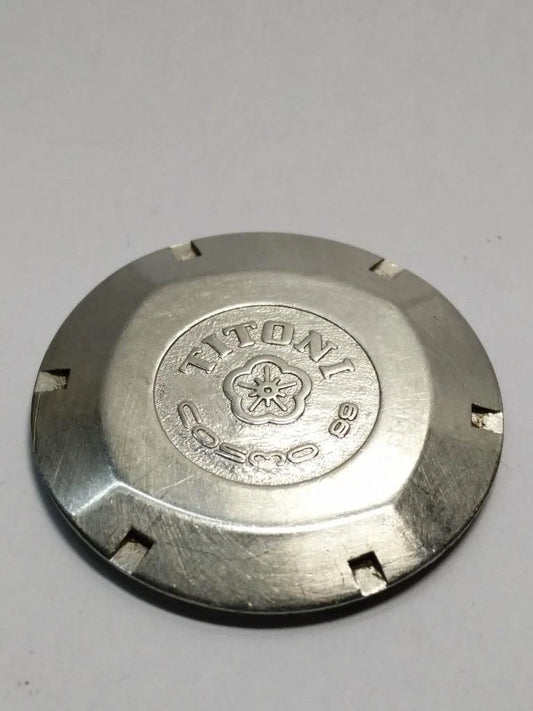 CH888 Titoni Cosmo 99 Rare Vintage Preowned Mens Back Case Watch Spare Parts (LK378)