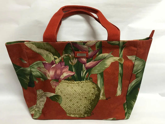 CH888 Authentic Jim Thompson Rare Limited Edition Plant Canvas Bag 1 Pc Only (G010)