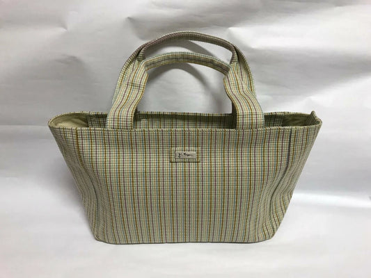 CH888 Authentic Thailand Jim Thompson Rare Limited Edition Stripes Canvas Bag 1 Pc Only (G004)