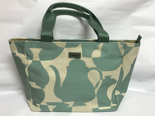CH888 Authentic Jim Thompson Rare Limited Edition Blue Teapot Canvas Bag 1 Only (G011)