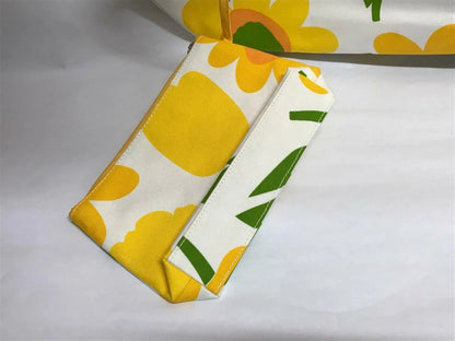 CH888 Authentic Jim Thompson Rare Limited Edition Daisy Flower Big Canvas Bag (G014)