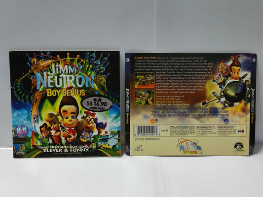 CH888 JIMMY NEUTRON BOY GENIUS 2001 SINGAPORE English Movies Video CD 2x VCD (FCS10620)
