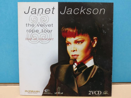 CH888 Janet Jackson The Velvet Rope Tour 1998 Rare Singapore English Video CD VCD x2 ZN316