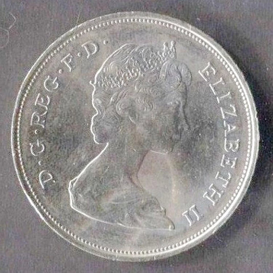 CH888 Vintage Old UK England Queen Elizabeth 1980 Coin (OC237)