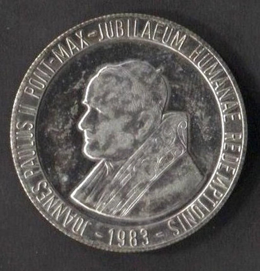 CH888 Roma 1983 Paulus II Silver Coin (OC250)