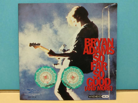 CH888 Bryan Adams So Far So Good Gold Singapore Censor Stickers Video CD English VCD x2 ZN317