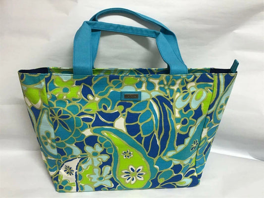 CH888 Authentic Jim Thompson Rare Limited Edition Abstract Art Canvas HandBag (G012)