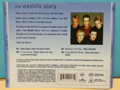 CH888 Westlife The Westlife Story 1999 Rare Singapore English Video CD VCD ZN303