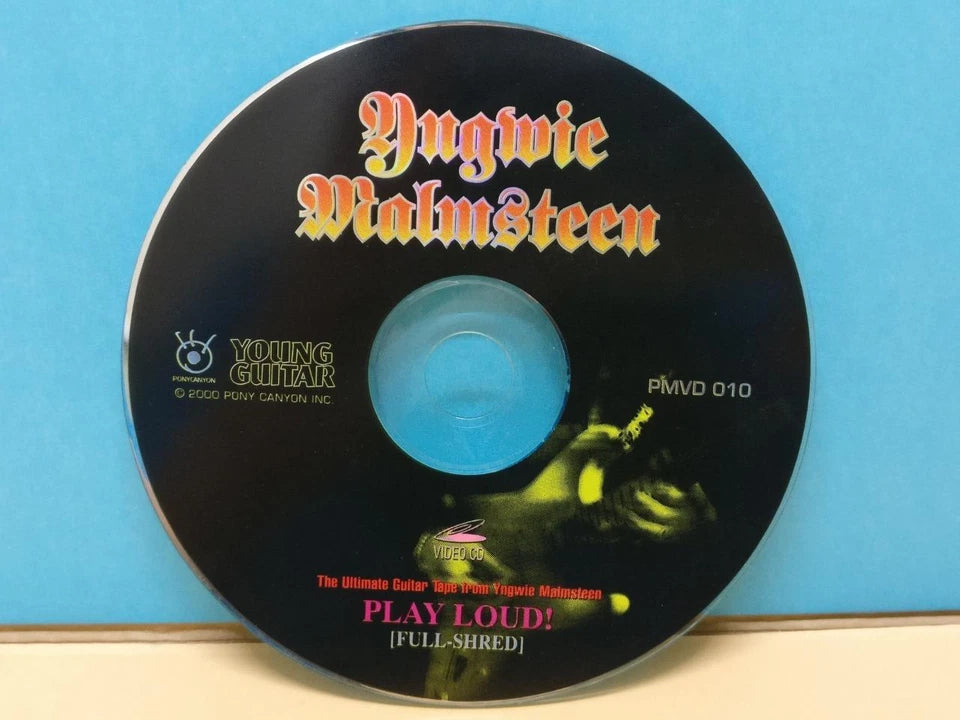 CH888 Yngwie Malmsteen Guitar Instructional Video 2000 Rare Malaysia Video CD VCD ZN304