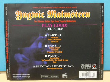 CH888 Yngwie Malmsteen Guitar Instructional Video 2000 Rare Malaysia Video CD VCD ZN304