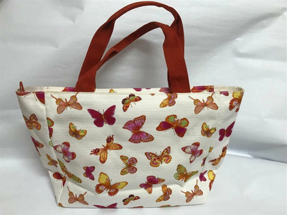 CH888 Authentic Jim Thompson Rare Limited Edition Butterfly Canvas Bag 1 Only (G013)