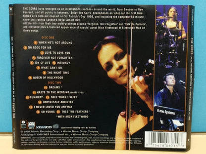 CH888 The Corrs Live At the Royal Albert Hall 1998 Rare Malaysia Video CD English VCD x2 ZN314
