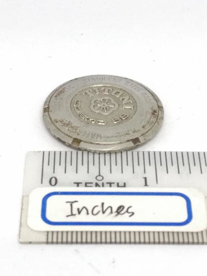 CH888 Titoni Cosmo 88 Vintage Preowned Back Case Watch Spare Parts (LK383)