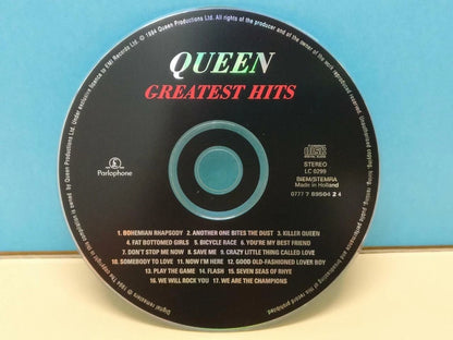 CH888 Queen Greatest Hits Freddie Mercury 1994 Holland English CD ZN233