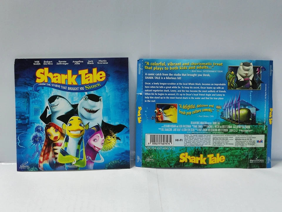 CH888 SHREK SHARK TALE ANIMATION 2004 SINGAPORE English Movies English Video CD 2x VCD (FCS10607)