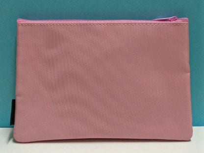 CH888 Pink CHEEKY Glitter Wordings On Ladies Unique Cosmetic Pouch With Mirror (G016)