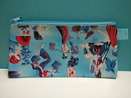CH888 Rare Thailand Unique Women In Traditional Clothings Pen Pencil Case Pouch (G019)