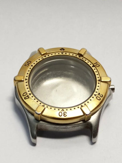 CH888 Tag Heuer Authentic Vintage 2 Tones Ladies 2000 Watch Case 964 015 Spare Parts (LK386)