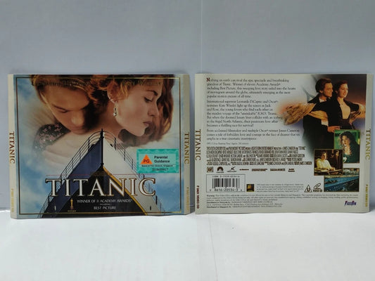 CH888 Movie TITANIC LEONARDO DICAPRIO KATE WINSLET 1997 SINGAPORE English Video CD 3x VCD (FCS10630)