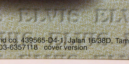 CH888 Elvis Presley On Cover Vol.1 Only Unique Photo Malaysia English CD ZN230