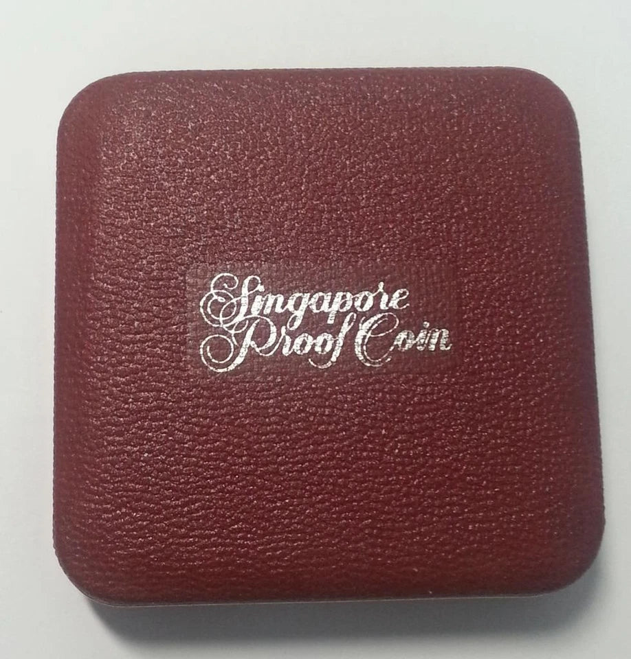 CH888 Singapore Satellite 1980 $10 Nickel Proof Coin with Box & Cert (C519)