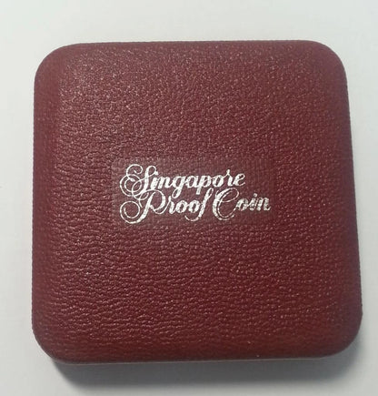 CH888 Singapore Satellite 1980 $10 Nickel Proof Coin with Box & Cert (C519)
