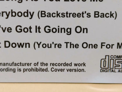 CH888 BSB Backstreet Boys On Cover Only Rare Singapore English CD ZN232
