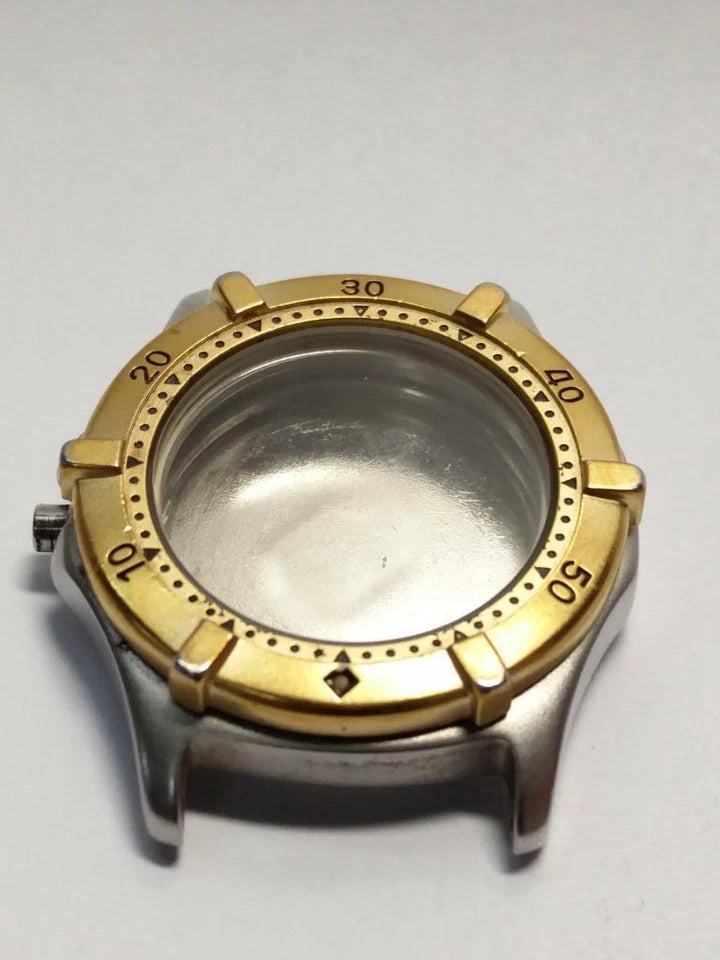 CH888 Tag Heuer Authentic Vintage 2 Tones Ladies 2000 Watch Case 964 015 Spare Parts (LK386)
