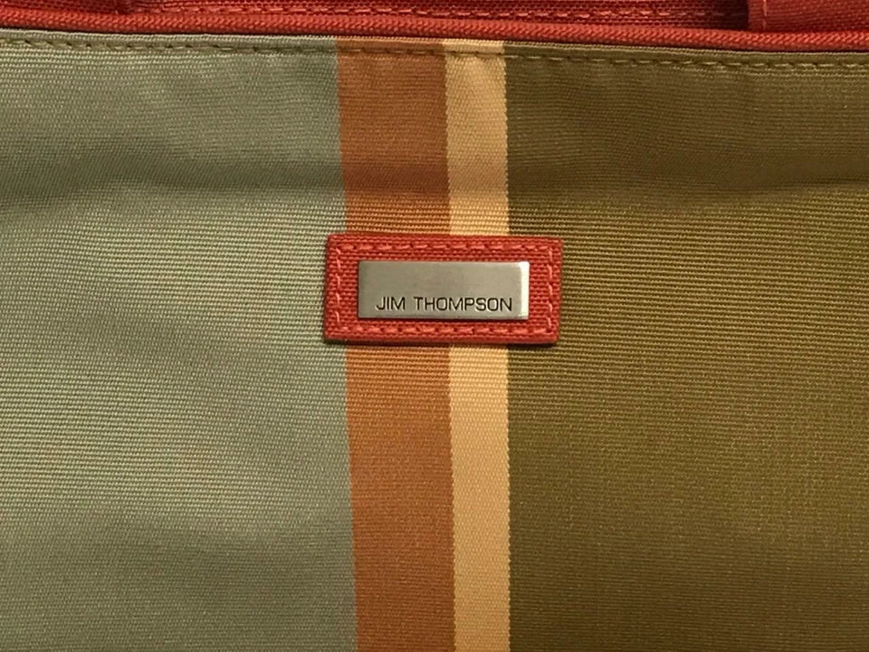 CH888 Authentic Thailand Jim Thompson Rare Limited Edition Ladies Canvas Tote Bag 1 Pc Only (G001)