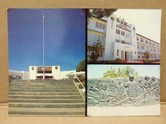 Used LUCKYPIGEON Philippine Military Academy Port Del Pilar Postcard (C1829)