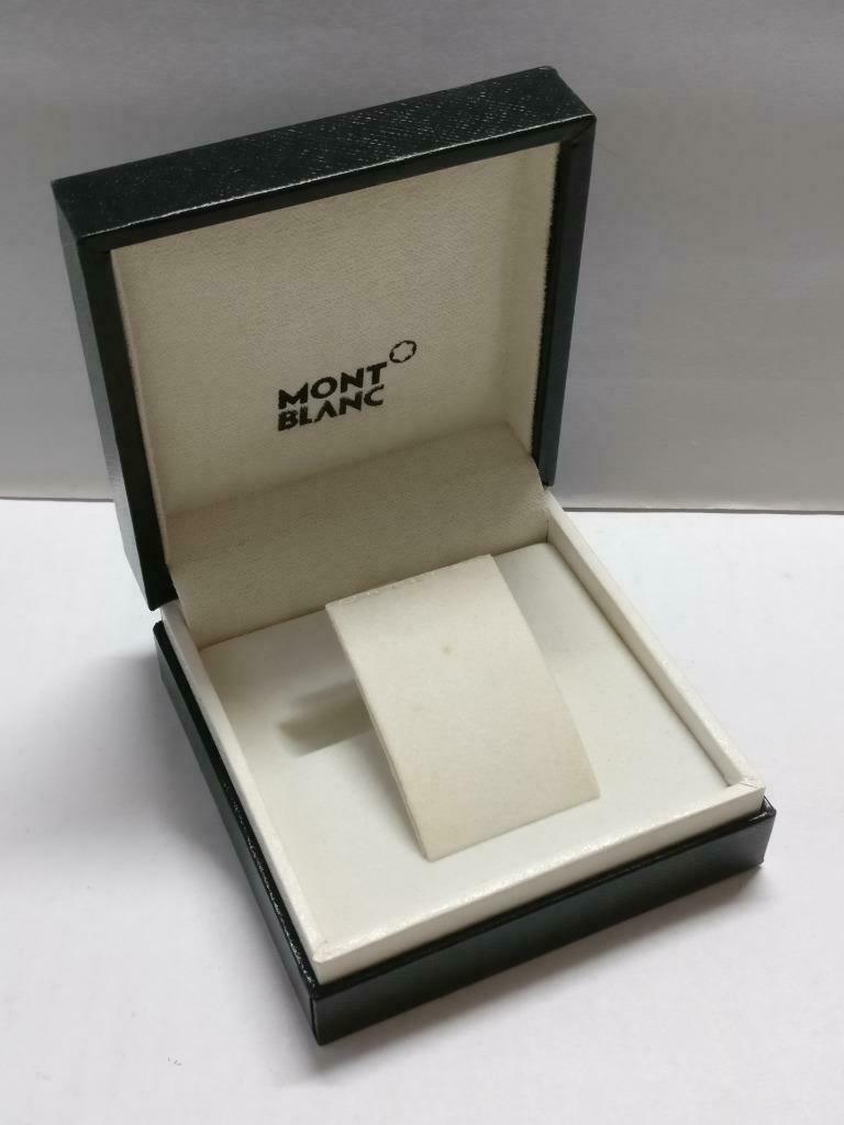 Montblanc Mont Blanc Black Empty Box Small Jewelry Accessory Box F/S (BX003) *F