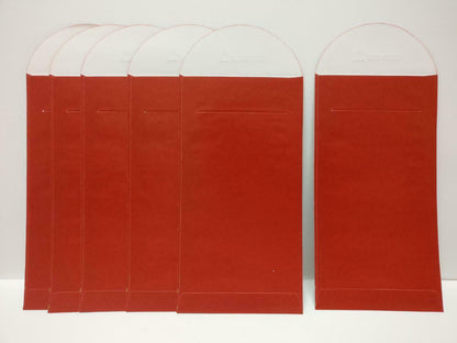 ABN Amro Bank Flowers Chinese Red Packet Money Paper Envelope x Lot of 6 (P1046)