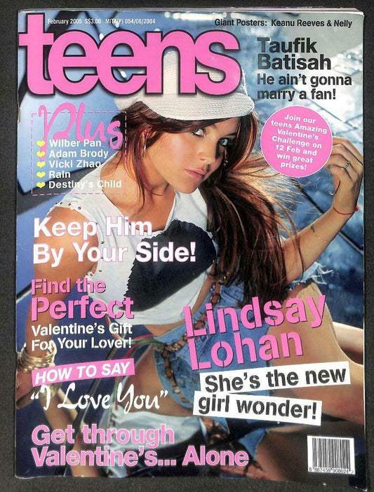 Singapore Teens Magazine 2005 Lindsay Lohan Destiny's Child Nelly F/S M126 E