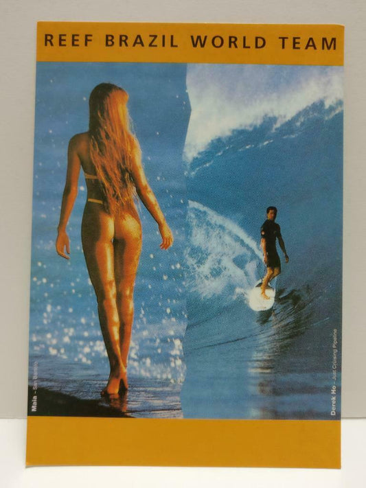 LUCKYPIGEON888 Reef Brazil World Team Bikini Lady Singapore Ad Postcard (E0107)