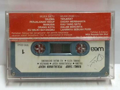 Rare Malay Rock Ramli Sarip Perjalanan Hidup 1987 Malaysia Melayu Cassette CT755