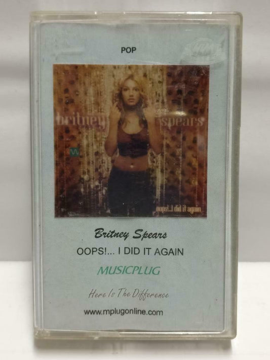 Britney Spears Oops!... I Did It Again Mega Rare Myanmar English Cassette CT488