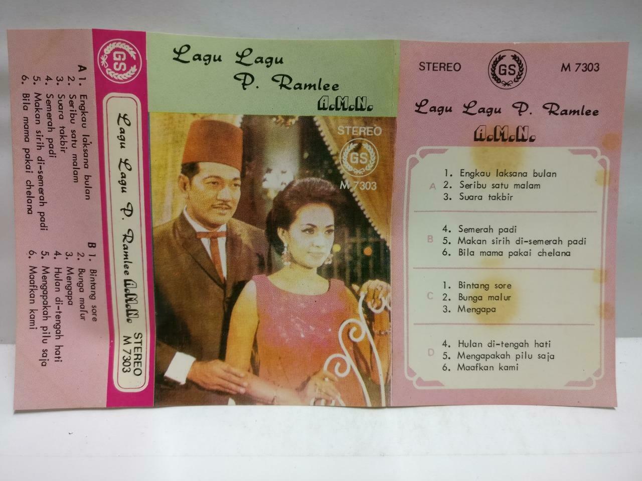 Malaysia Malay Tan Sri  P. Ramlee & Saloma Rare Singapore Melayu Cassette CT760