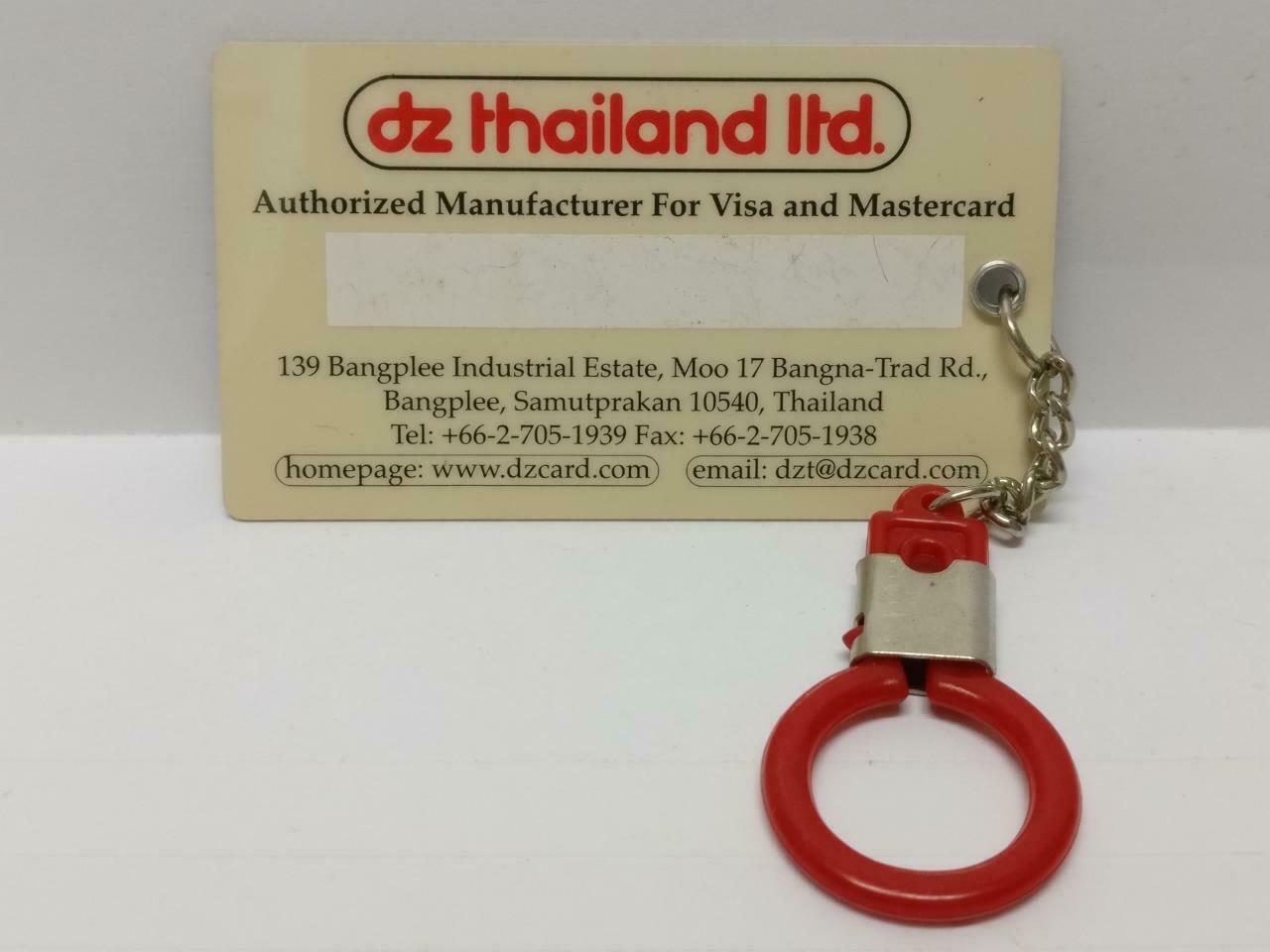 LP888 Thailand Visa MasterCard Plastic Advert Ad Dragon Boat Keyring Keychain F/S B819