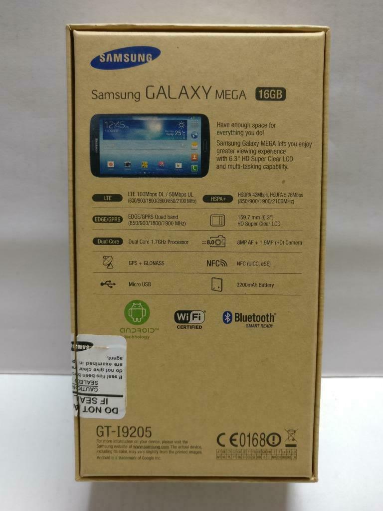 Samsung Galaxy Mega GT19205 16GB W/ Manual Brown Empty Box Only No Phone (BX068)