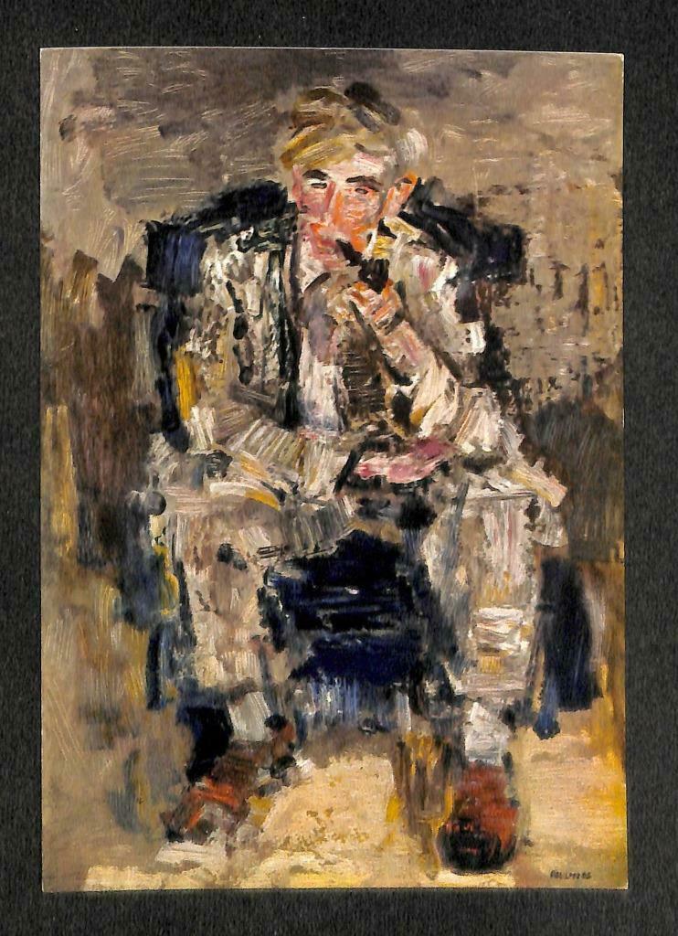 LUCKYPIGEON Abstract Art Painting Portrait Man Maas Paul 1890 Postcard (C1689)