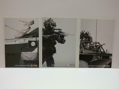 LUCKYPIGEON888 Singapore Army SAF Tank Soldier Rifle Postcard Set Of 3 (E0488)