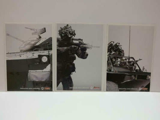 LUCKYPIGEON888 Singapore Army SAF Tank Soldier Rifle Postcard Set Of 3 (E0488)
