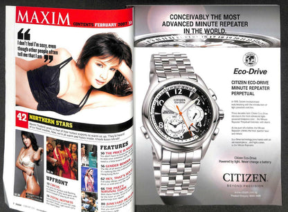 Singapore Maxim Magazine Sexy Bikini Girl Bra Thailand Bibee Carl Lewis M037