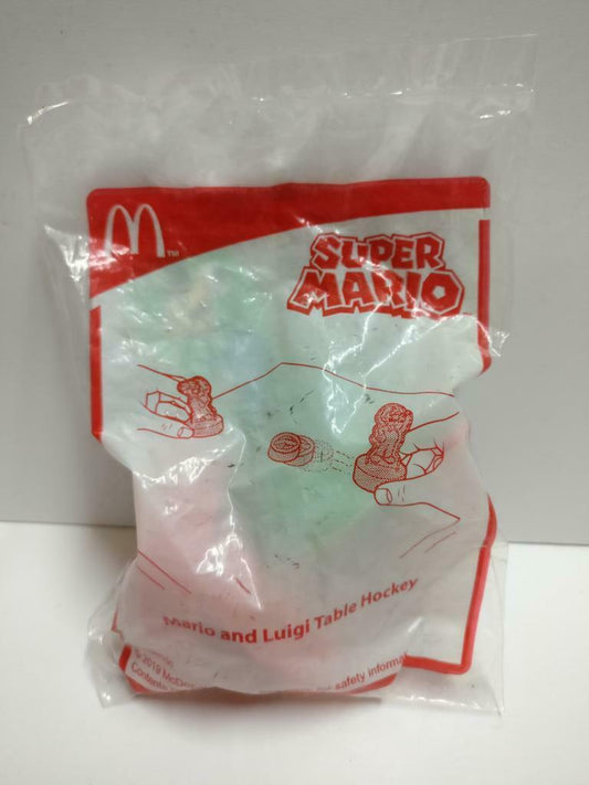 McDonald' Nintendo Super Mario Mario Hockey Game Toy Malaysia F/S (PTY172)