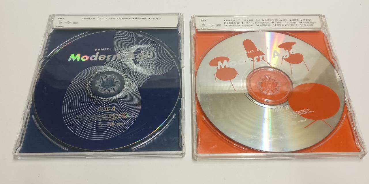 HK Daniel Chan 陳曉東 陈晓东 Retro Photocards 2000 Singapore Chinese 2x CD CD1067