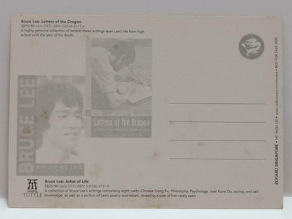 LUCKYPIGEON888 Rare Bruce Lee 李小龙 Best Athlete 2000 Singapore Postcard (E0384a)